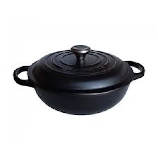 Le Creuset Koreaanse braadpan 22 cm mat zwart