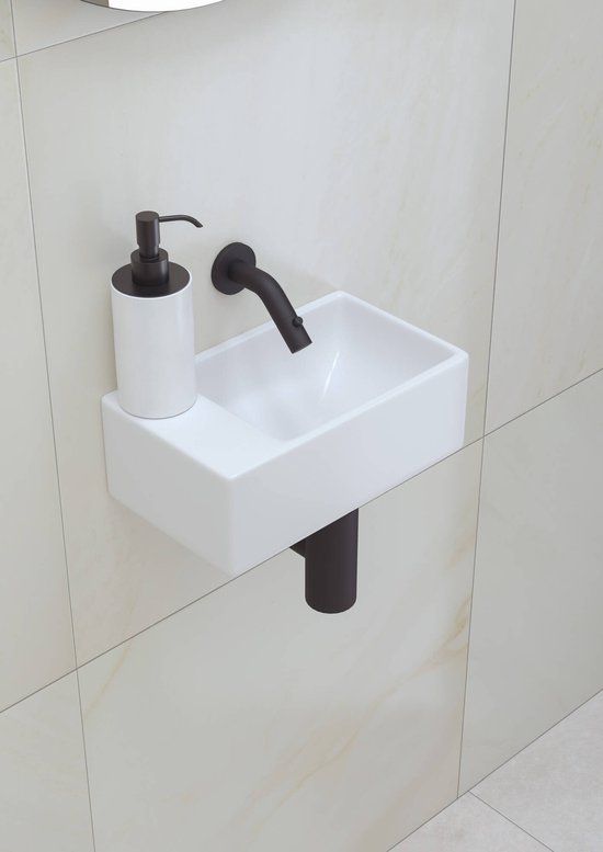 Saqu Inspire fontein 30,5x18x11 cm - Wit