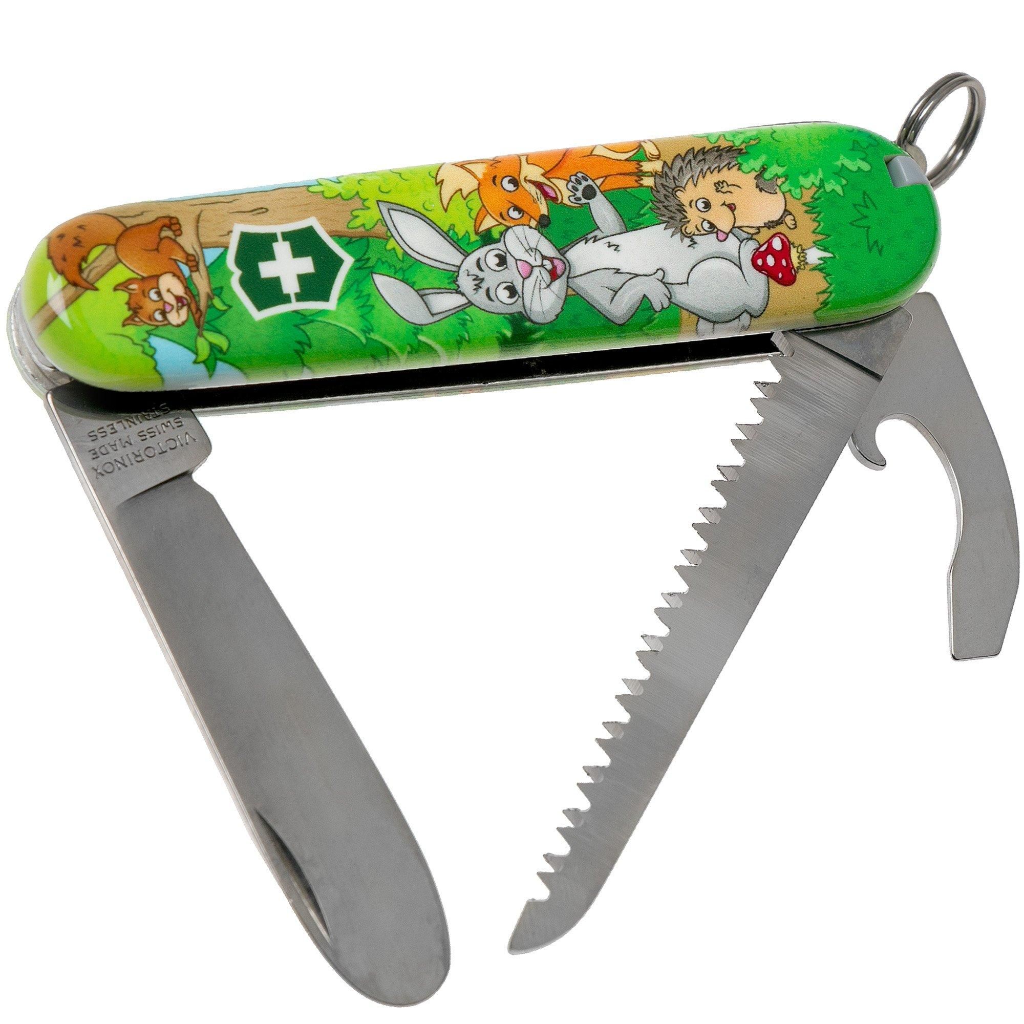 Victorinox My First Kindermes Set Konijn Bosdieren - 7613329096055