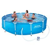 Bestway Steel Pro 56062 Frame Pool met filterpomp, 366 x 76 cm
