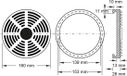 KS Tools Rubberen schijf 19 voor Intertech liften Ø 160 mm