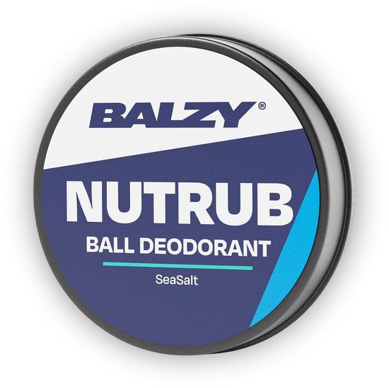 BALZY NutRub Salt & Citrus - Natuurlijke Ball Deodorant voor Mannen - 60 ml