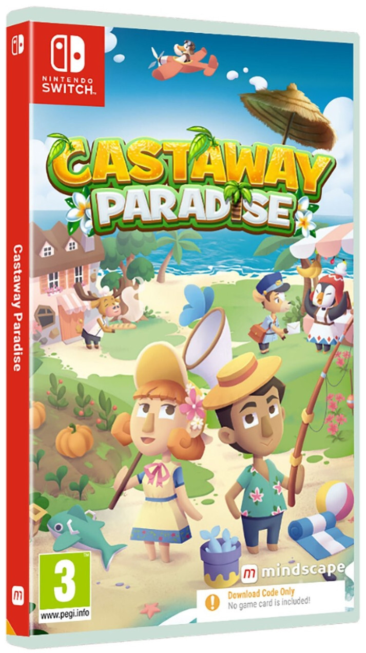 Mindscape Castaway Paradise: Het Verborgen Paradijs (Code in a Box) Nintendo Switch