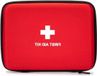 Trousse de premiers secours médicale, étui rigide EVA, rouge, format A4, avec organisateur