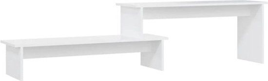 vidaXL Tv-meubel 180x30x43 cm bewerkt hout wit