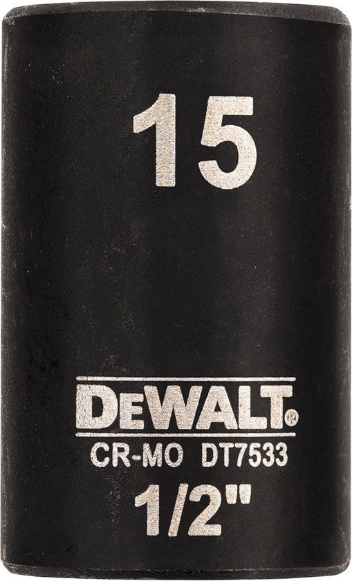 DeWALT DT7533 Krachtdop 1/2 kort | 15mm