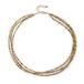 Cavill - Elegante Boho Zilveren Halsketting - 925 Sterling Zilver Verguld - Kanariegele Zirkonia 81,03 ct - Korte Ketting 45 cm