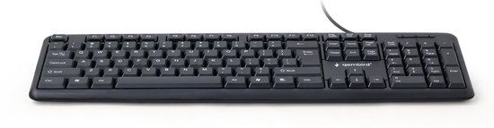 Gembird KB-U-103 - Toetsenbord - USB - US Layout - Zwart