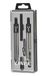 Linex 25 passerset 4-delig, incl. inzetstuk met kniegewricht, penhouder, reservevullingen, steekpasser