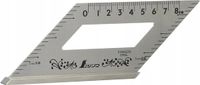 Shinwa Hoekijzer 45 Graden Roestvrij Staal - 170mm