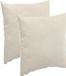 Hespéride Sierkussen - 2x - beige - 40 x 40 x 10 cm - polyester