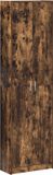 vidaXL Kledingkast Gerookt eiken 55 x 25 x 189 cm Bewerkt hout