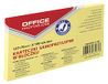 OFFICE PRODUCTS 14047811-06 zelfklevende notitieblaadjes 127 x 76 mm, 1 x 100 vellen, pastelkleur/kanariegeel