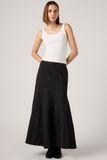Levi's Seamed Flare rok - Femme - 27 - Noir / Rosie Posie