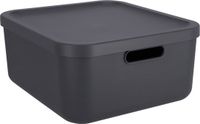 Rotho Albula Light 20 L - Decoratieve opbergbox - Antraciet