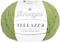 Scheepjes Terrazzo 708 Pistacchio Breigaren Wol/Viscose 50gr Naalddikte 4