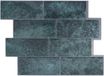 vidaXL - Subway - tegel - 20 st - Blauwgroen - 29 x 21 cm - Polyurethaan
