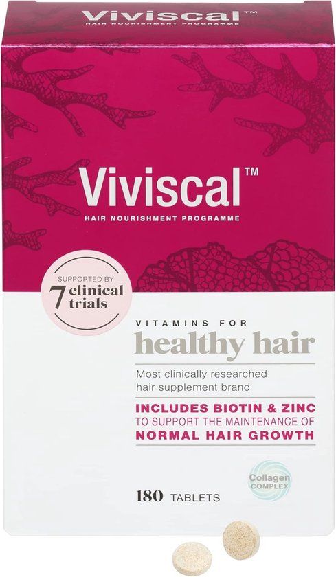 Viviscal Vrouw Haargroei Supplement 180 stuks - Voedt dunner wordend haar - Wetenschappelijk bewezen