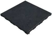 GOMbase Rubber tegel met EPDM toplaag 45 mm - 50 x 50 cm - Zwart
