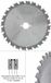 Spero lame de scie TCT pour bois 260mm 24 dents - alésage 30mm - SPW-260-24-30