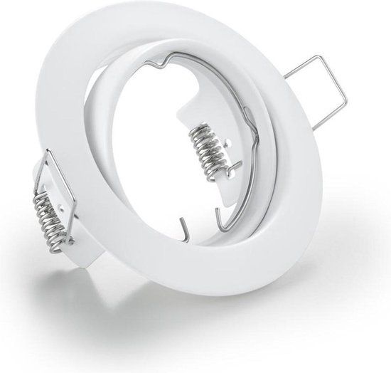 V-TAC VT-779-WH-RD LED Spot - GU10 - Wit - Inbouw - Rond