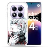 Cokitec Xiaomi Redmi Note 14 Pro 5G Manga Tokyo Ghoul Kaneki Wit Versterkte hoes