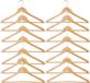 Storage Solutions Cintres Milano - bois - set de 24x pièces - pour 2 vêtements