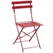 Bolero rode bestrating stijl stalen stoelen (Pack 2)