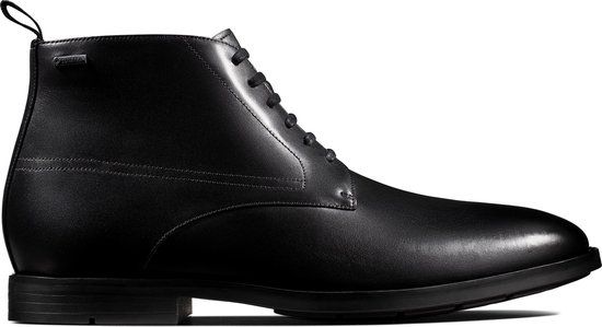 Clarks Herenschoenen Ronnie Up GTX Zwart Leer Maat 9.5