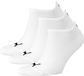 Puma - Unisex Sneakersokken - 3 Pack - Maat 35-38 - Wit
