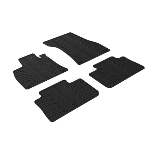 GledRing Rubbermatten passend voor Audi E-Tron 2018- (T-Design 4-delig + montageclips)