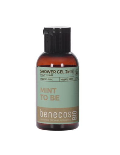 Benecos Benecos Mint 2-in-1 Body and Hair Shower Gel Mini