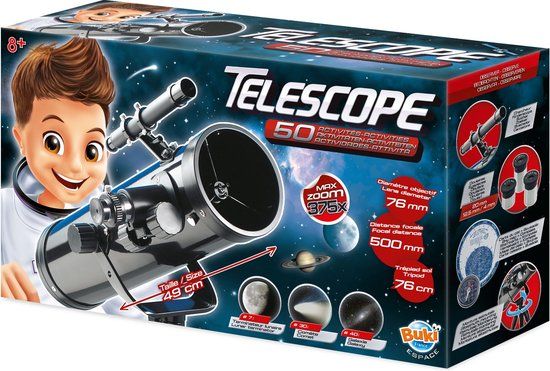 Buki Telescoop 50 activiteiten - TS008B - Multikleur