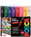 POSCA PC-1MC Extra Fine Paint Marker Set - 8 Assorted Colors