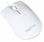 Approx APPOMNWO muis Kantoor USB Type-A Optisch 800 DPI Oranje/Wit
