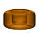 Kosta Boda Photophore Happy 4,7 cm Ambre