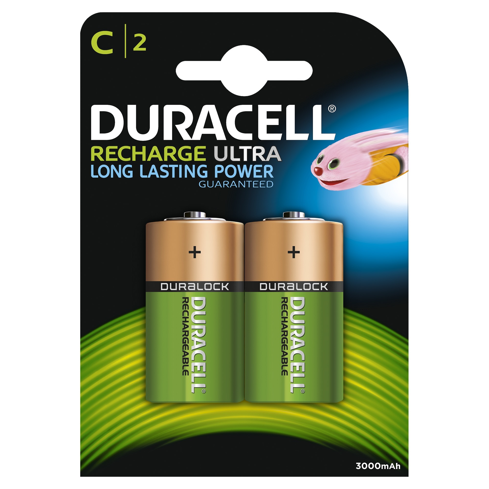 Duracell Recharge Ultra C-batterijen, verpakking van 2