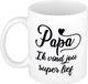Bellatio Decorations Shoppartners Bv Papa ik vind jou super lief cadeau koffiemok / theebeker wit