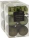 Koopman International Boules de Noël - 24x mix teintes vertes - plastique - 6 cm