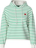PIECES - PCCHILLI LS HOODIE STRIPES EMB NOOS BC - Meisjes - Sweaters - XL - Katoen/Polyester - Gestreept