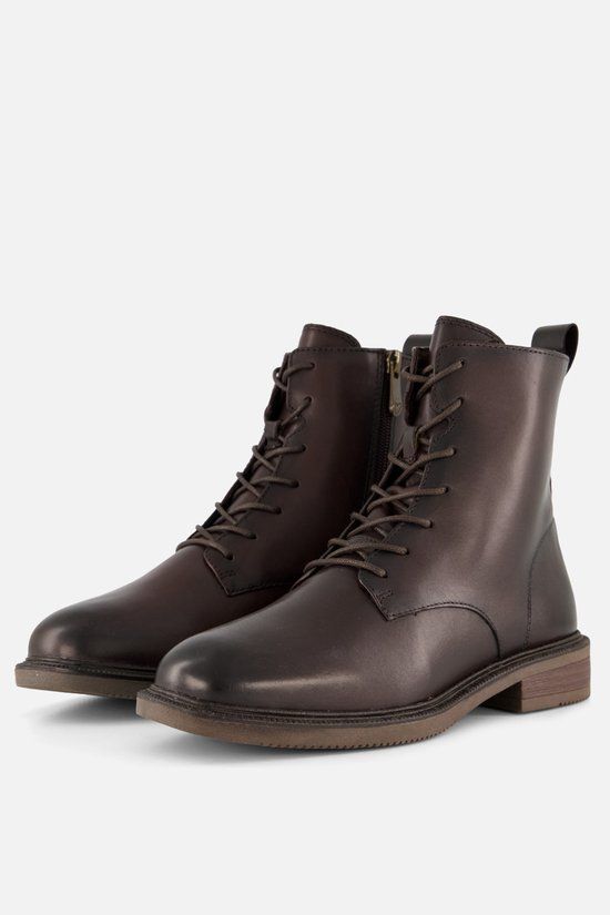 Marco Tozzi Veterboots zwart Synthetisch - Maat 38