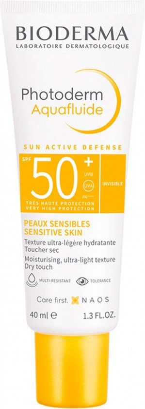 Bioderma Photoderm Aquafluide SPF50+ 40ml - Parfumvrij - Gezicht - Tube