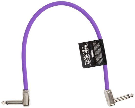Ernie Ball Flex Patchkabel Paars 30cm