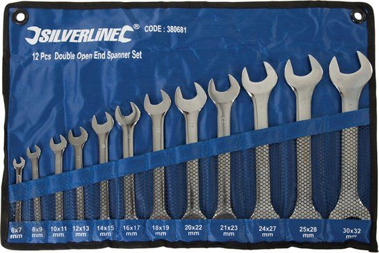 Silverline 380681 Steeksleutelset - 6-32mm - 12-delig