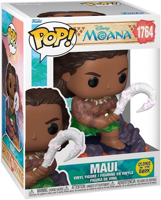 Funko Pop! Vaiana Maui (Glow-in-the-dark) vinylfiguur 1764