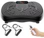 Mini plateforme vibrante - Appareil d'entraînement - Écran LED avec 180 niveaux de vitesse - Musique Bluetooth - Connexion USB - Relaxation musculaire - Entraînement à domicile