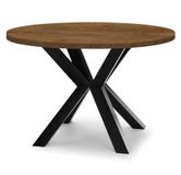 Lefkas Table à manger extensible noir RAL 120/220 cm