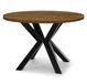 Lefkas Table à manger extensible noir RAL 120/220 cm