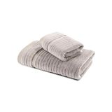 Caleffi Stripe badhanddoek met ospite, katoen, natuur, standaard, 73858, Caleffi
