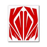 Quattroerre 4006 sticker reflecterende Bici Time Reflex Tab, rood